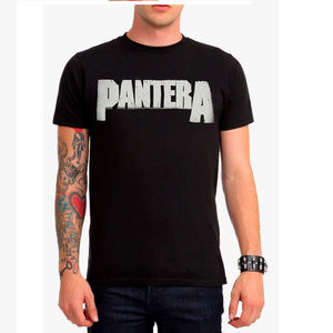 Pantera Logo thrash metal rock cotton Official T-shirt 3XL XXXL NWT